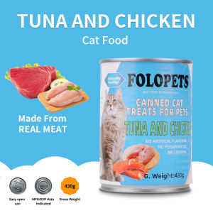 [Free Gift]Makanan Kucing Basah Kaleng Adult Kitten 430gr Wet Food Premium Kalengan Sehat Bergizi | Makanan Basah Penggemuk Kucing Snack Kucing