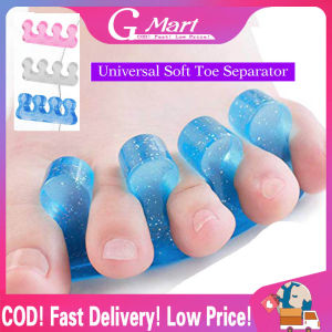 2pcs 3 Colors Soft Silicone Finger Toe Separator Soft-Silicon Toe Separators Flexible Soft Silicone Finger Toe Spacers Toe Separators