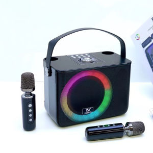 SUYOSD YS-211 Karaoke bluetooth speaker with Dual microphone Wireless 3D Stereo Amplifier party