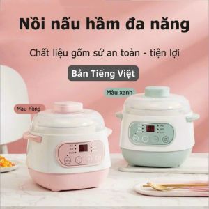 Nồi nấu cháo chậm/ nồi hầm cách thủy Seka 1L