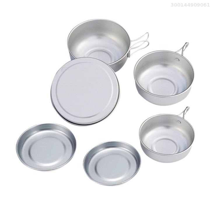 Camp Plates And Bowls Sets Backpacking Picnic Cooking Bowl Ultra