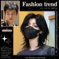 【จัดส่งภายใน 3 วัน】 หมาป่าหางวิกผมสั้นสำหรับผู้ชายรูปร่างฤดูร้อนญี่ปุ่นแยกกลางซามูไรหัววิกผมสำหรับผู้ชาย. 