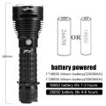 HaixnFire DV60 scuba diving flashlight XHP70 LED underwater waterproof flashlight 7000 lumens diving torch Camping light Water grasping fish lanterns. 