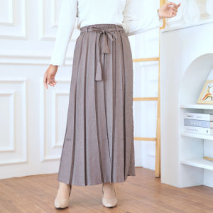 ROK PLISKET SEMI WOLL POLOS FORMAL | ROK PLISKET SEMIWOLL KERJA KANTOR BISA COD