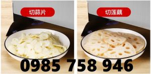 Máy thái cải bắp măng hoa chuối khoai tây cắt lát chạy điện cực nhanhcực êm điều chỉnh từ 0.5 -15mm
