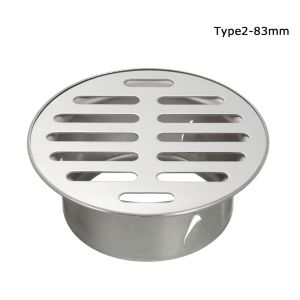 LETIGO Useful Stainless Steel Round Rain Pipe Cap Drainage Plumbing Fitting Balcony Drainage Cover Roof Floor Drain