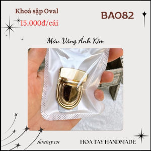 Khoá Sập Oval BA082– Điểm nhấn thanh lịch cho túi handmade