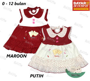 BAYIe - Baju Dress Perempuan Anak motif Candy 2 Bear PLANET KIDS Pakaian anak Cewek