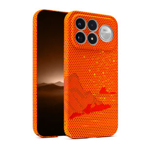 For POCO F9 Ultra Case For Magsafe Magnetic Embossed Printed Striped PC Lightweight Hard Phone Back Cover