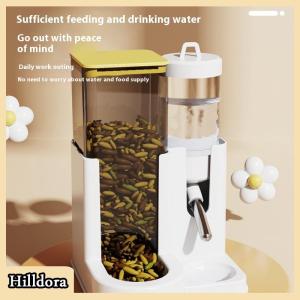 [Hilldora] Công Suất Lớn 2in1 Hamster Trung Chuyển Và Waterer Leakproof Tự Động Trung Chuyển Nước Dispenser Rò Rỉ Bằng Chứng Thực Phẩm Vật Nuôi Nhỏ Nguồn Cung Cấp