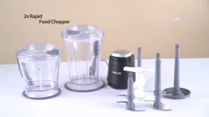 EXENTIAL CHOPPER EFC-9635 with 3 CHOPPING BLADE 2.0Litre (WARRANTY BY MILUX MALAYSIA)