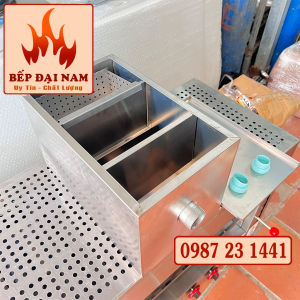 Lọc rác Inox 304[ Bể tách mỡ] hộp chắn rác nhà hàng quán ăn