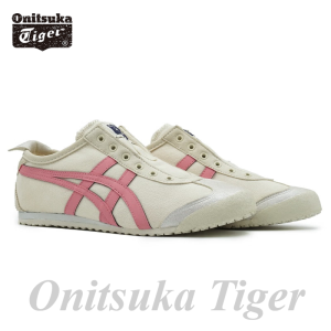 Original Tiger Shoes Classic New Beige/pink Mens and Womens Canvas Non-slip Lazy Shoes Comfortable Breathable Casual Sports Shoes