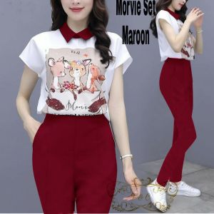 set morvie / setelan wanita / setelan terbaru / setelan OOTD / setelan korea / pakaian wanita (GOOD QUALITY)