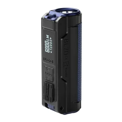 IMALENT BL70 EDC Flashlight 6000 Lumens 347M Main Light Cree XHP70 HI LED Auxiliary Red Light Type-C Rechargeable Dual Light Source for Camping Climbing Fishing and Work Lighting.