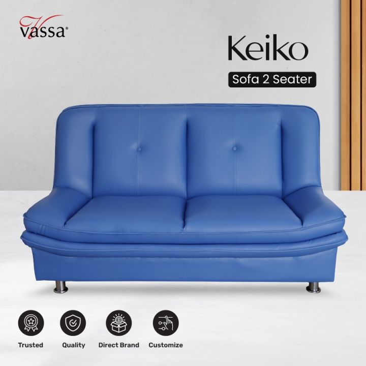 Sofa minimalis Vassa Keiko sofa 2 seater sofa set Lazada Indonesia