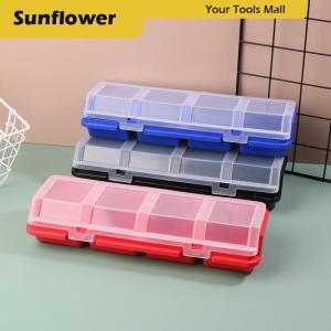 🎀🎁【Special price】Sun กล่องจัดระเบียบหลายช่อง1ชิ้นสำหรับสกรูและชิ้นส่วนขนาดเล็ก-ฮาร์ดแวร์พลาสติกทนทานและกล่องเก็บเครื่องประดับ