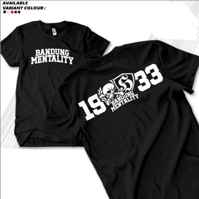 Kaos Distro Football Pria Bandung Mentality Casual Premium Combed 30sn kaos Bandung mentality