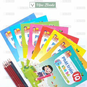 Sách - Phát Triển IQ Cho Bé - Dành Cho Trẻ 5-6 Tuổi (Túi 8 Cuốn)