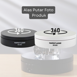 COD Alas Putar Fotografi displat produk rotating 360 Besar otomatis 30 CM 20Cm / Rotaring Display Putar Alat Pajangan Berputar untuk live aksesoris / alas putar fotografi rotary besar