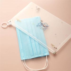 JUTBONG 4Pcs Cartoon Save Travel  Boxes Face Holder Storage Case  Cover Bag