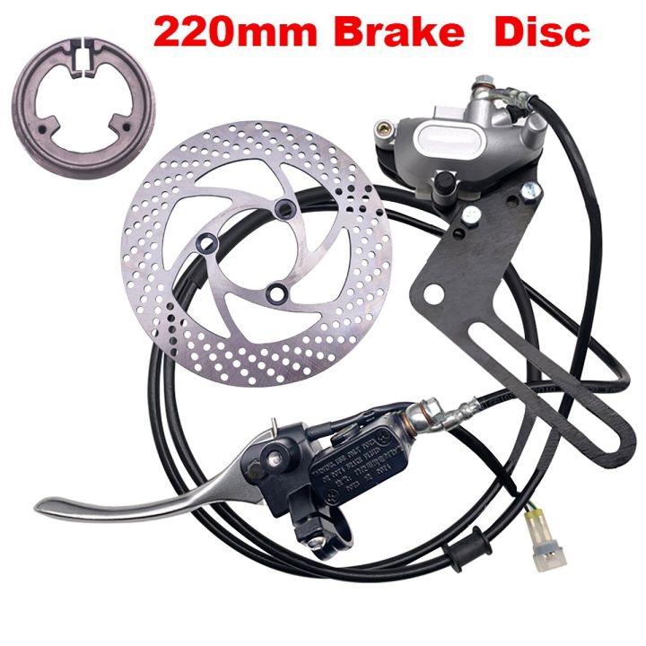 Motorcycle Drum Brake Disc Kit Front Disc Brake Master Cylinder Hydrualic Caliper Assembly For