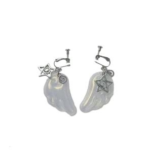 Unique Wing Shaped Earrings Alloy Lightweight Comfort Everyday Wear Ear Accessories Fashion For Gifting