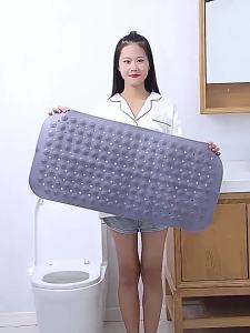 Eco-friendly bathroom massage mat non-slip bath mat home shower room anti-fall mat with suction cups bathroom floor mat