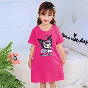 Dress Anak Perempuan KUROMI Viral Untuk Usia 1-10 Thn