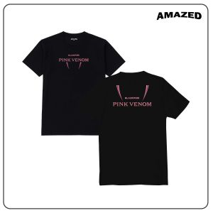 BLACKPINK Shirt Pink Venom T-shirt D10 Amazed