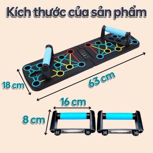 Bảng Chống Đẩy Bộ Dụng Cụ Hít Đất Đa Năng Tập Vai Ngực Lưng Tay Tập Chống Đẩy