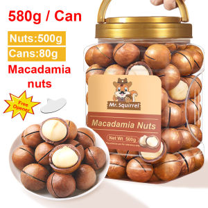 Mr.Squirrel Roasted Macadamia Nuts Organic 500g Healthy Snacks Ready to Eat Unsalted