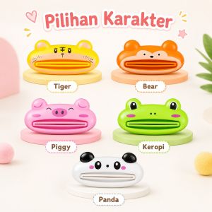 Penjepit Odol Dispenser Pasta Gigi Sisa Odol Karakter