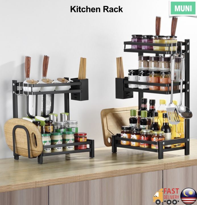 Rak Botol Kicap/Sos/ Kitchen Sauce & Bottle Rack/ Spice Rack | Lazada