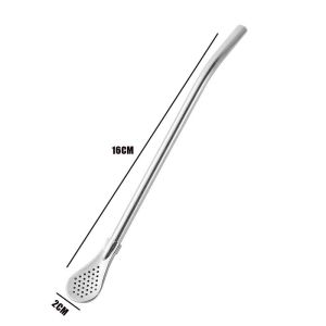 TLE Stainless Steel Straw Filter Washable Metal Straw Spoon Cocktail Stirrer Reusable Tea Tool Cleaning Brush Tools 过滤吸管勺