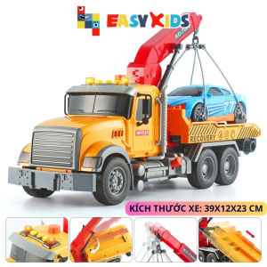 Xe Cứu Hộ Đồ Chơi Cỡ Lớn Cho Bé Như Thật Toystar Xe Cứu Hộ Nâng Ô Tô Có Đèn Nhạc