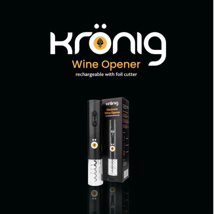 Kronig Wine Opener convenient easy open rechargeable Lazada PH