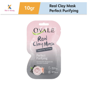 Ovale Real Clay Mask Perfect Purifying Acne Prone 10g Masker Wajah
