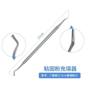 1 cái nha khoa curette đôi đầu làm sạch răng máy xúc muỗng dụng cụ nha khoa thép không gỉ
