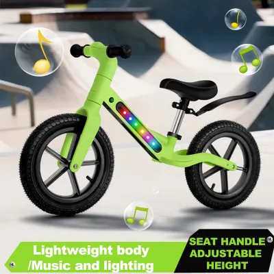 Childrens Balance Bike Learning Walker Sliding Bike With Music And Lighting 1 To 6 Year Old Two Wheeled No Pedals平衡车
