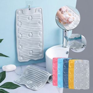 Bảng Giặt Silicone TPR Gắn Tường 13 Giác Hút – Bàn Giặt Đồ Lót Đồ Trẻ Em Mini Tiết Kiệm
