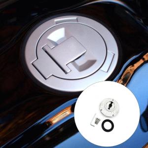 Motorcycle Fuel Lid Quick Detach System Weather Proof Metal Housing Smooth Keyless Motorcycle Fuel Gas Tank Cover