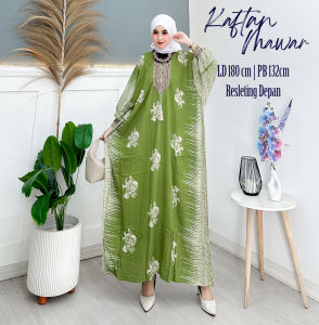 KAFTAN WANITA JUMBO YANG LAGI VIRAL KAFTAN BATIK WANITA SIMPLE ELEGAN MEWAH KONDANGAN BERCA LD 200