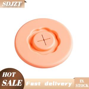 SDJZT Tất Cả Các Phù Hợp Với Silicone Cup Nắp Thủy Tinh Uống Bìa Chịu Nhiệt Với Rơm Lỗ Bền Chai Phụ Kiện Linh Hoạt Có Thể Giặt