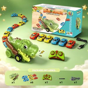 DIVATEN ic Pickup Remote Control Toy Car Dinosaur/Shark Remote Controlled Interactive Toy Vehicle Gifts Munching Toy Car Kids Interactive Play
