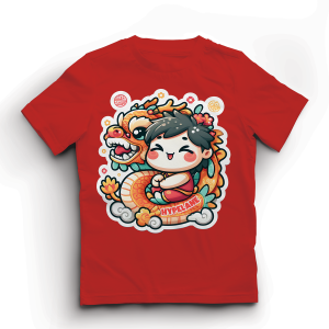 Baju Kaos Distro Anak Laki Imlek CNY Sincia Karakter Cowo Lucu Import 1 - 10 Tahun - Hypelane - DTF