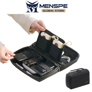 MENSPE Tech Pouch Digital Storage Bag USB Cable Storage Bags Travel Organizer Electronic Gadget Bag Multi-Function Pouch Large Cable Organizer Bag Accessories U Disk Hard Drive Headset Accessories Storage Bag Gadget Organizer Pouch