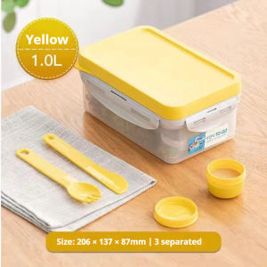LocknLock To-Go Modern Airtight Lunch BoxesBento Box for Kids and AdultsLunch Box Work Student