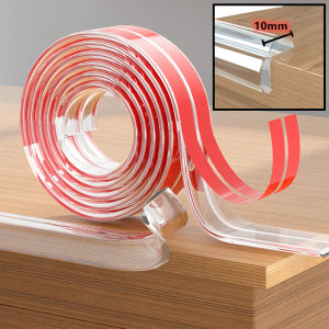 2m Transparent PVC Baby Protection Strip With Double-Sided Tape Anti-Bumb Safety Table Edge Guard Corner Protectors