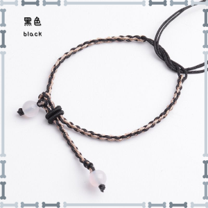 Semi-finished bracelet rope DIY hand-woven gold thread agate bracelet transfer beads with rope